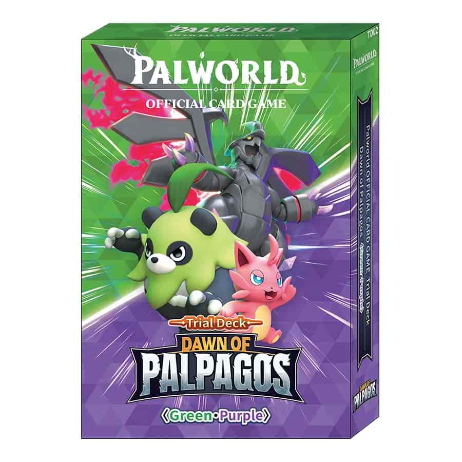 Palworld TCG: Trial Deck – TD02 Dawn of Palpagos: Green-Purple ENG TobisToys