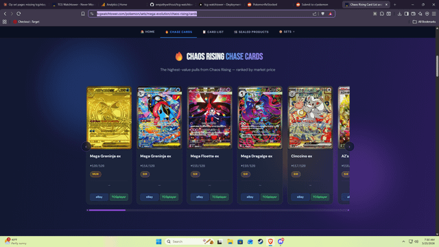 Pokémon TCG Chaos Rising Card List – All Revealed Cards (Mega Evolution Set) : r/PokemonTCG