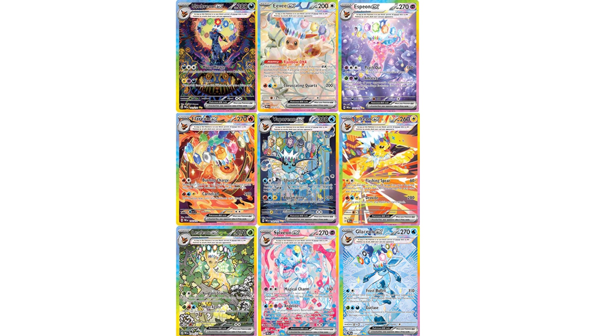 Pokémon TCG's sparkly new Eeveelutions may be the prettiest cards ever printed