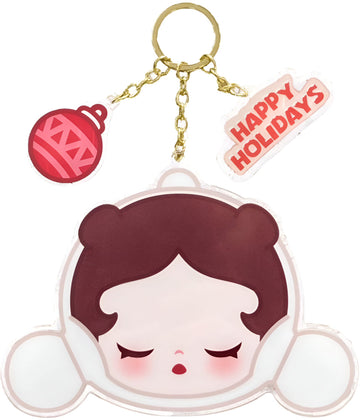 POPMART Skullpanda Mirror Keychain Charm