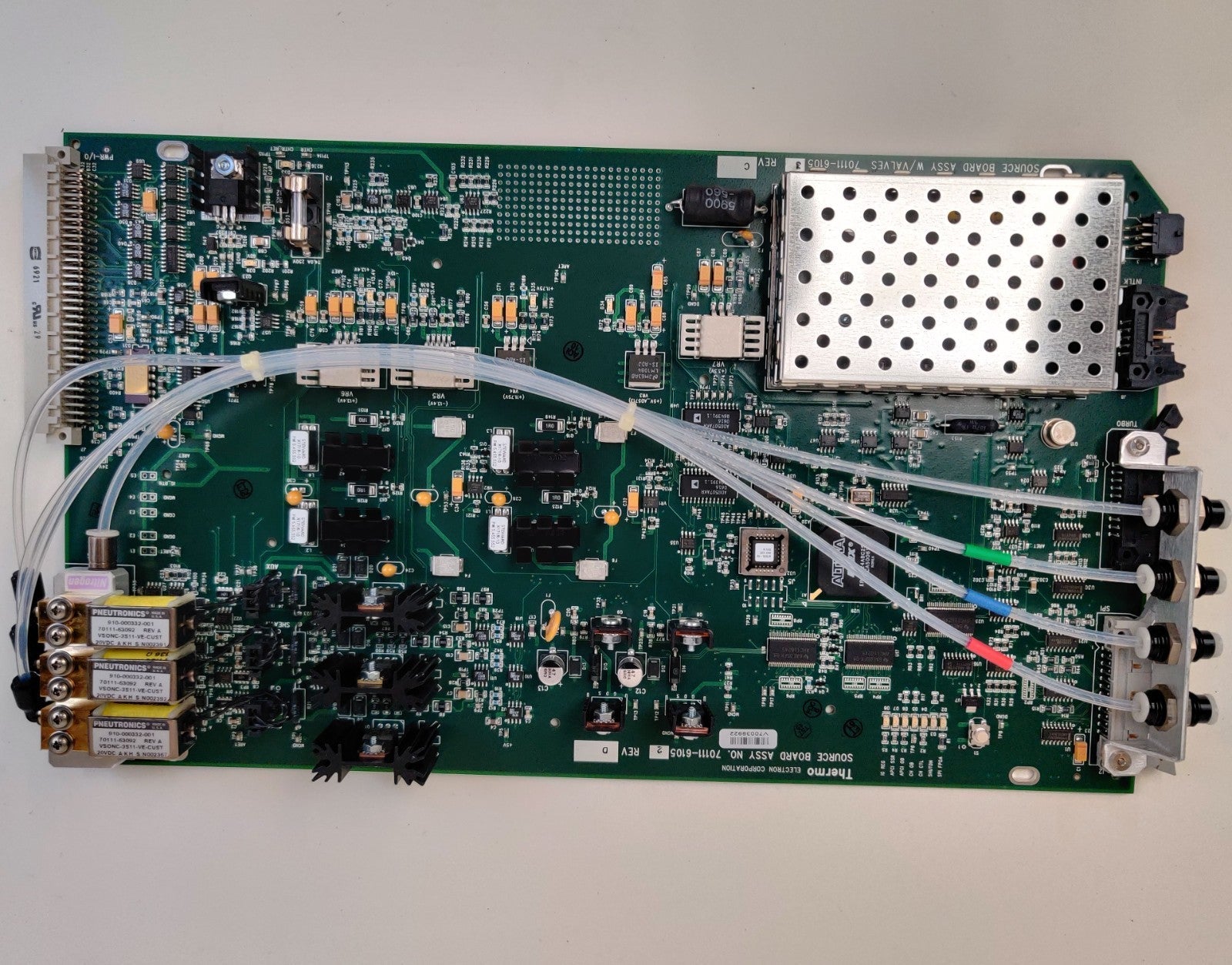 Thermo 70111-6105 TSQ Quantum Ion Source Exchange Board with Valves and Tubings