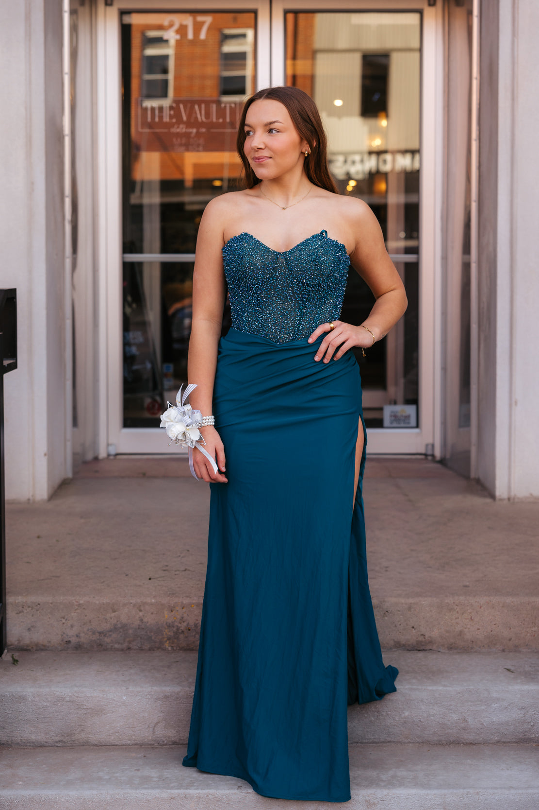 Prom Dress 33355 | Dark Teal