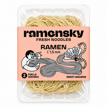 Makaron świeży ramen, Ramensky Noodle, 260 g