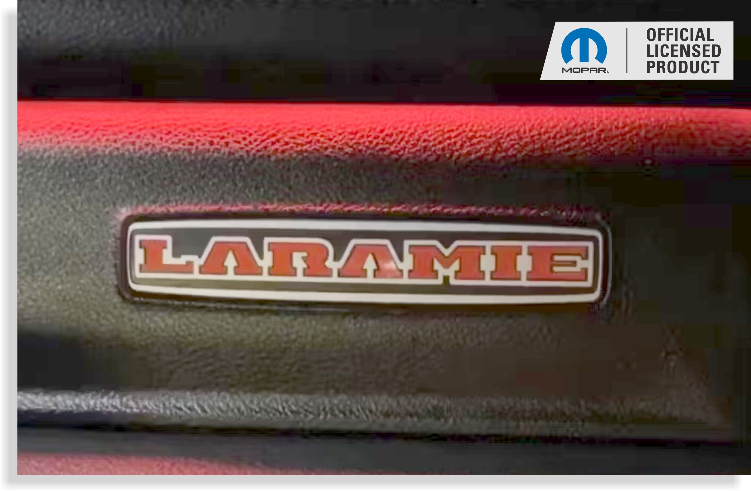 LARAMIE Glove Box Inlay Decal  - 2019 2020 2021 2022 2023 2024 2025 2026 Ram Laramie - Ram19:Laramie-GB:RBK-  DRIVEN - 1