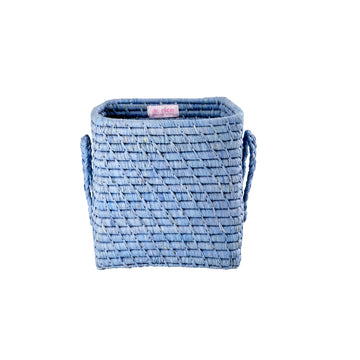 rice-dk-raffia-square-basket-in-blue-small-rice-bsrat-20bl-