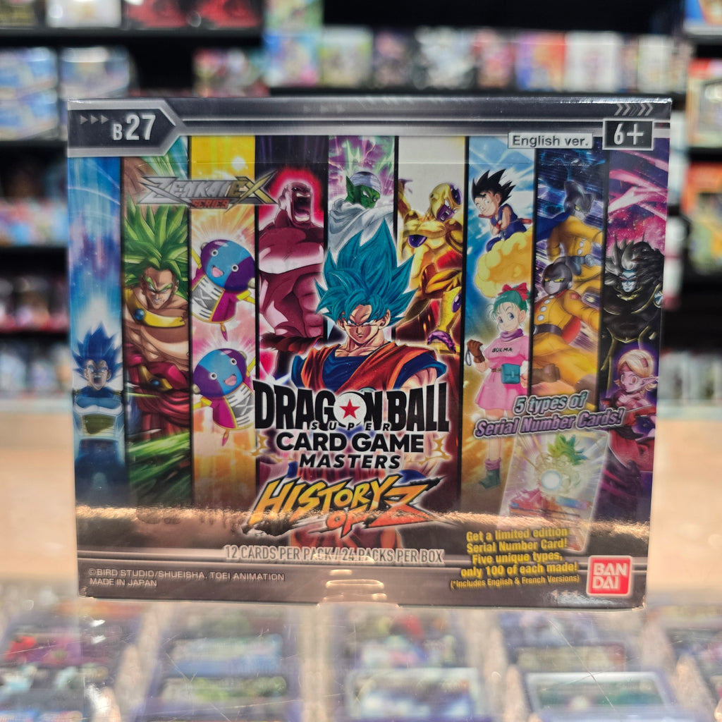 dragon ball super card game history of z booster box Dragon Ball Super  Masters TCG: History of Z [DBS-BT27]
