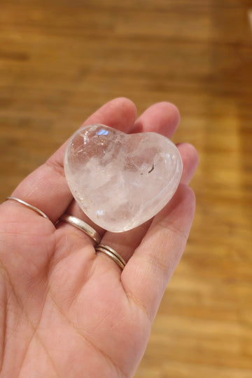 Coeur en Quartz clair