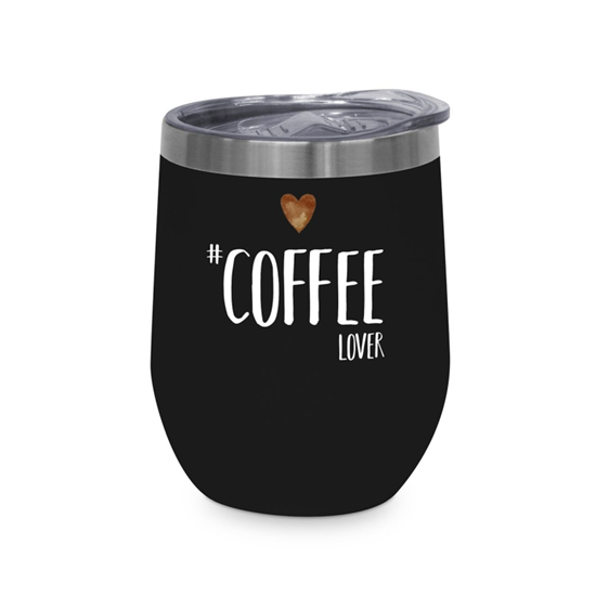 Bögre Rozsdamentes acél hőtartó kávés pohár 0,35 l  Coffee Lover
