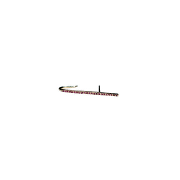 Span — Pavé Crossbar Ear Cuff (Ruby)