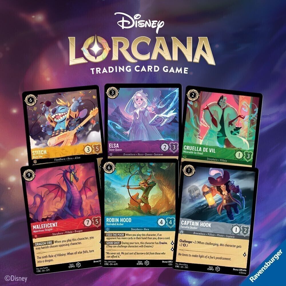 Disney Lorcana TCG Choose The Card Common / Uncommon / Rare / Super Rare NonFoil