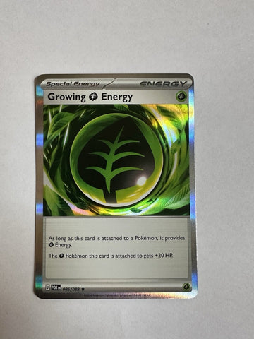 Growing Energy 086/088 - Holo Rare - Pokémon TCG: Perfect Order