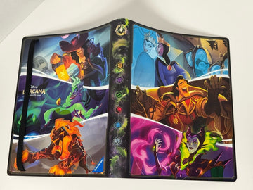 Disney Lorcana 9-Pocket Villain Portfolio binder holds 252 cards