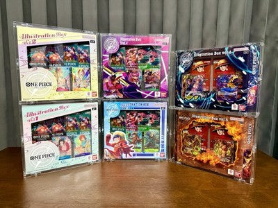 One Piece Card Game🏴‍☠️COLLECTION SET Illustration Box Set Vol 1 - Vol 6 W/Case