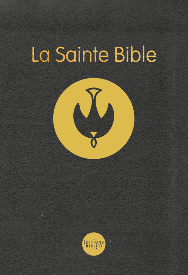 La Sainte Bible - Colombe - Segond révisée (1978) - Tranches or - Noire