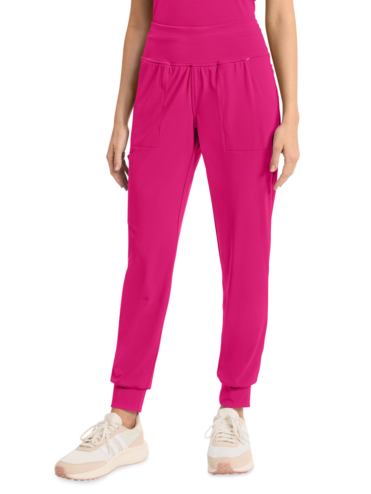 Women's 5-Pocket Jogger Pant - CK033 - Tropical Hibiscus