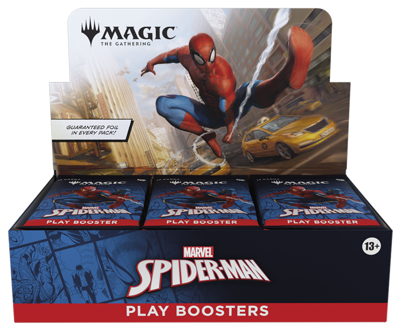 Preorder Mtg spider man play booster box display