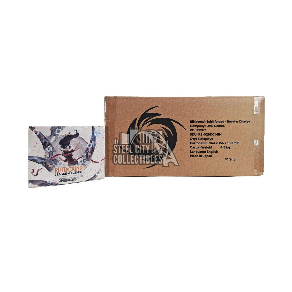 Riftbound League of Legends Spiritforged Booster 6-Box Case