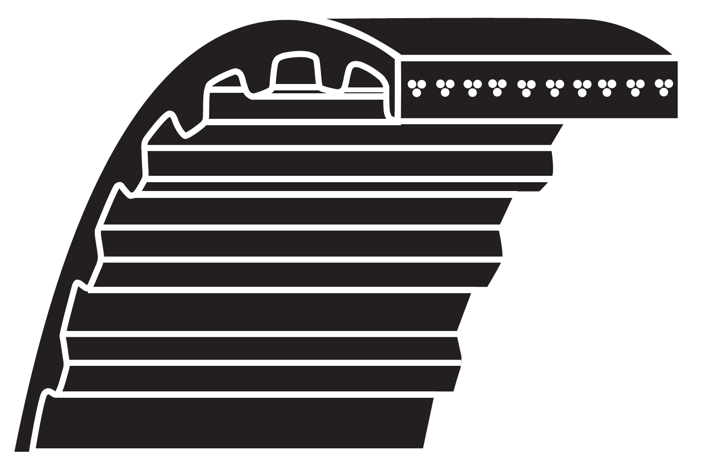 Bestorq 322-L-075 Trapezoidal Timing Belts