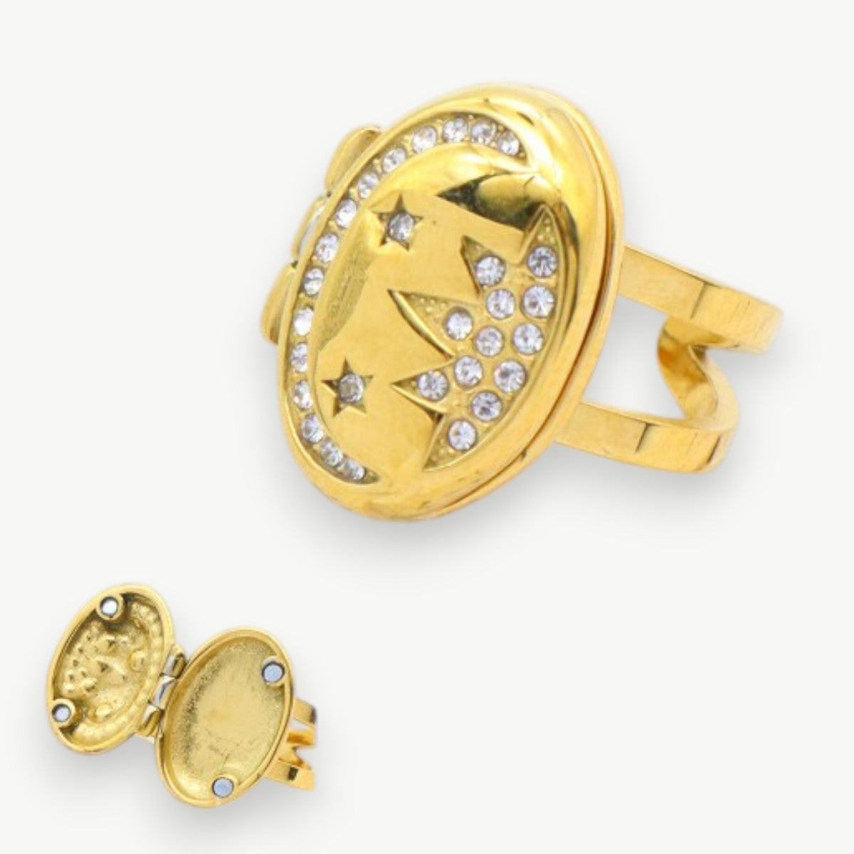 Cielo Stellato Locket Ring