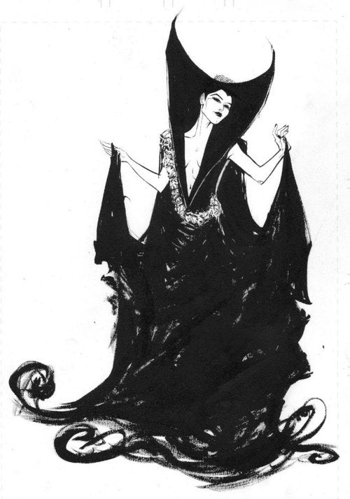 film costumes — Mia Sara as Princess Lili in Ridley Scott's Legend