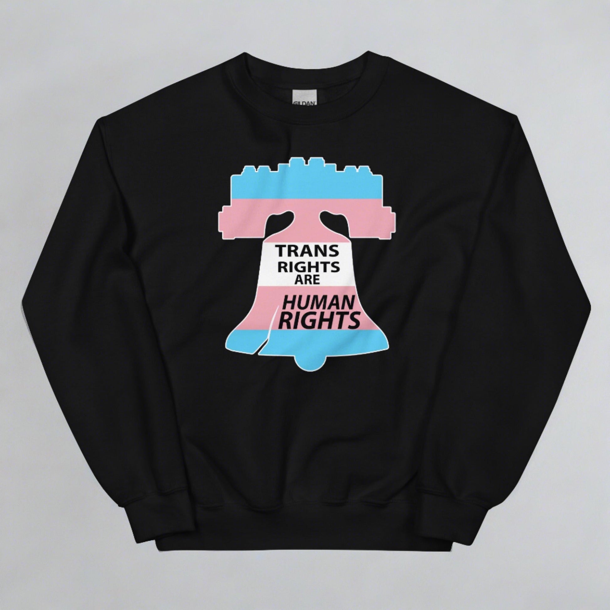 Trans Rights Are Human Rights Crewneck Sweatshirt
