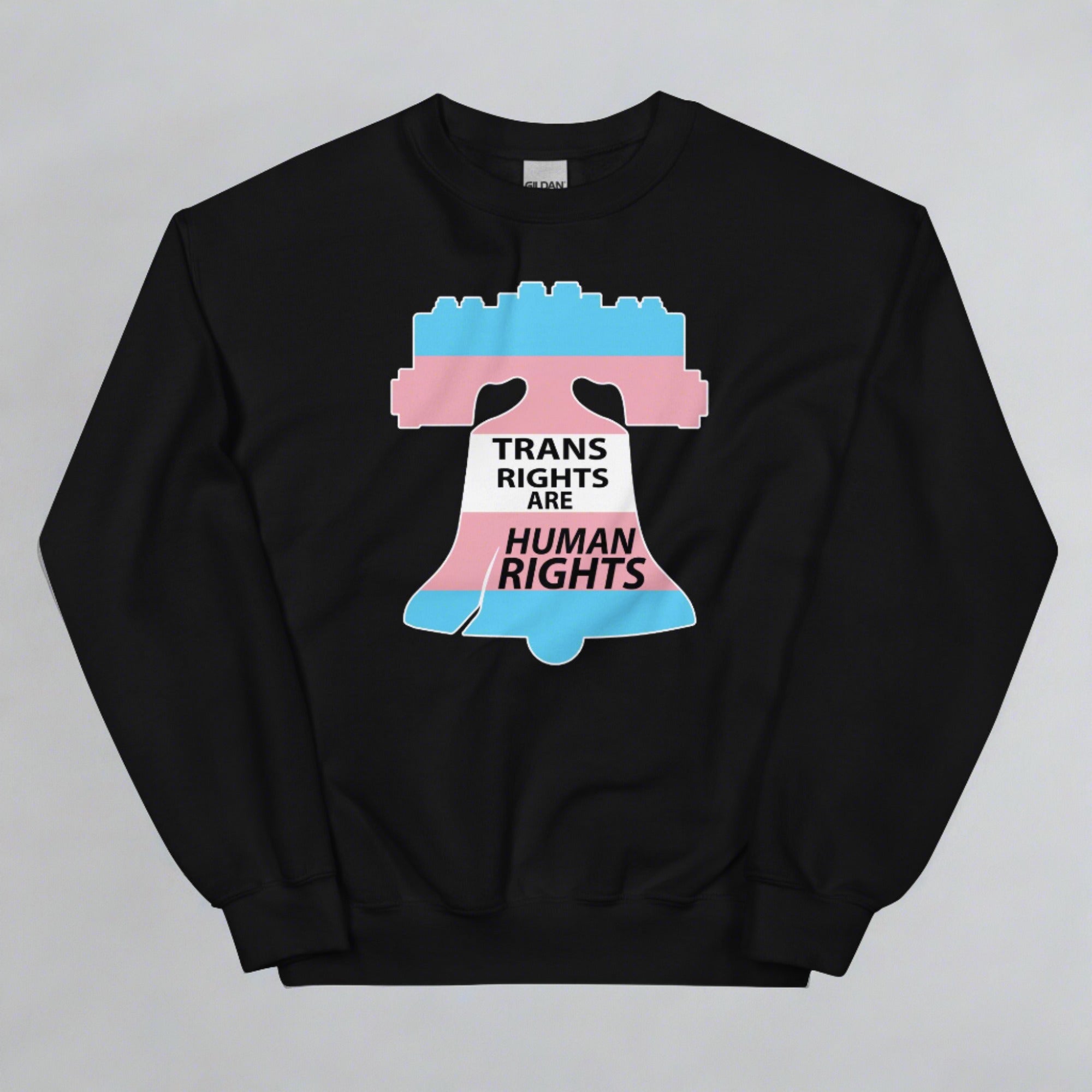 Trans Rights Are Human Rights Crewneck Sweatshirt
