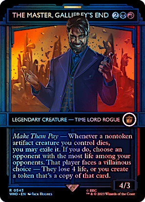 The Master, Gallifrey's End | Universes Beyond: Doctor Who Variants Foil | Standard