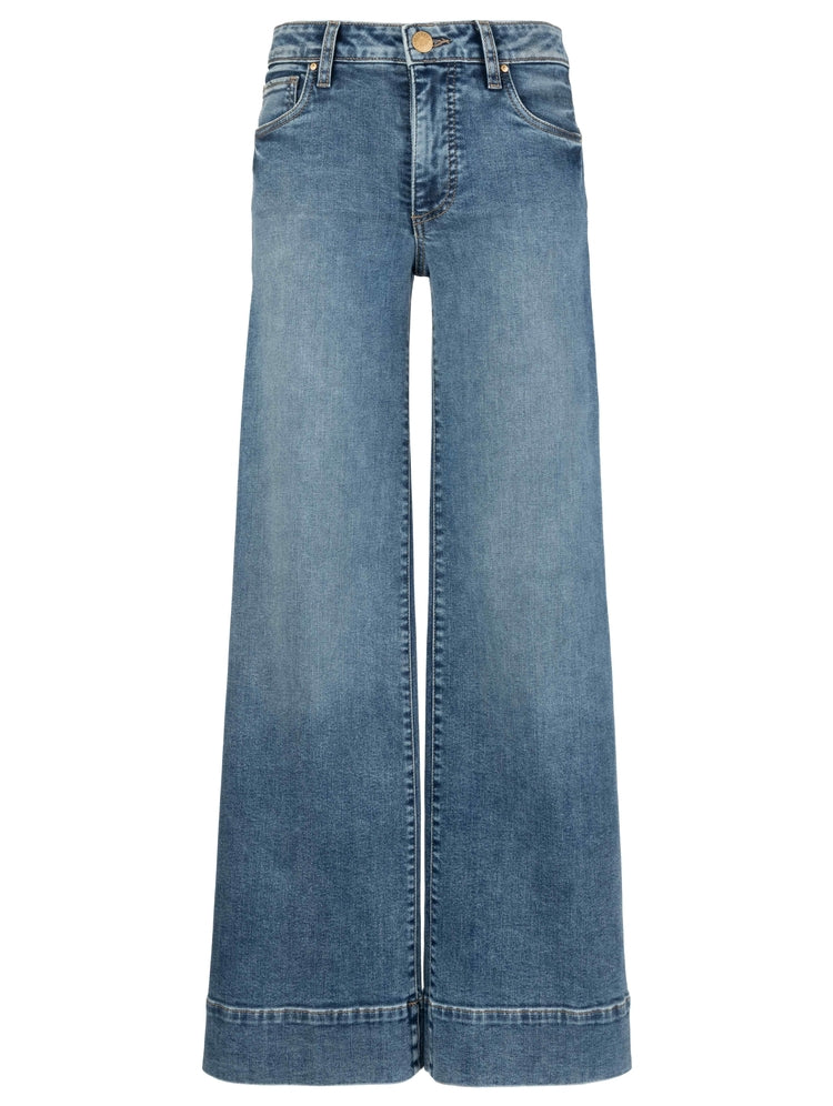 MAYA HIGH RISE FAB AB WIDE LEG BCK DARTS WIDE HEM