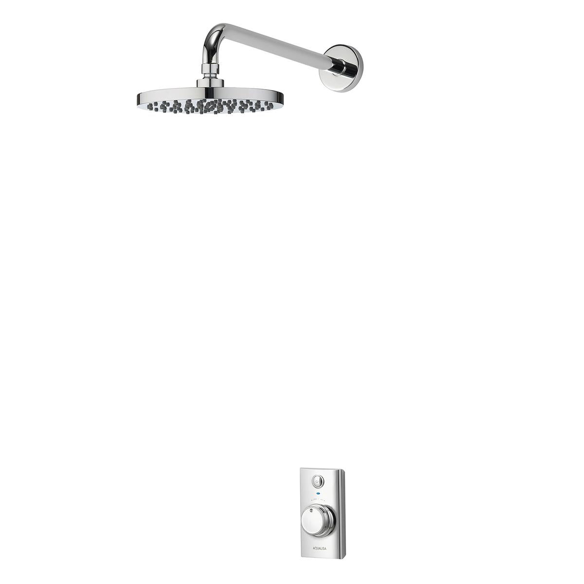 Aqualisa Visage Q Smart Shower Concealed With Fixed Head - Gravity Pumped