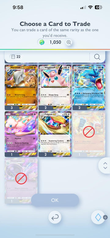 pokemon tcg pocket can't trade this card Anyone know why I most of my cards? (Been playing game only a couple weeks) : r/PTCGP Pokemon TCG Pocket's Rumored Trade –