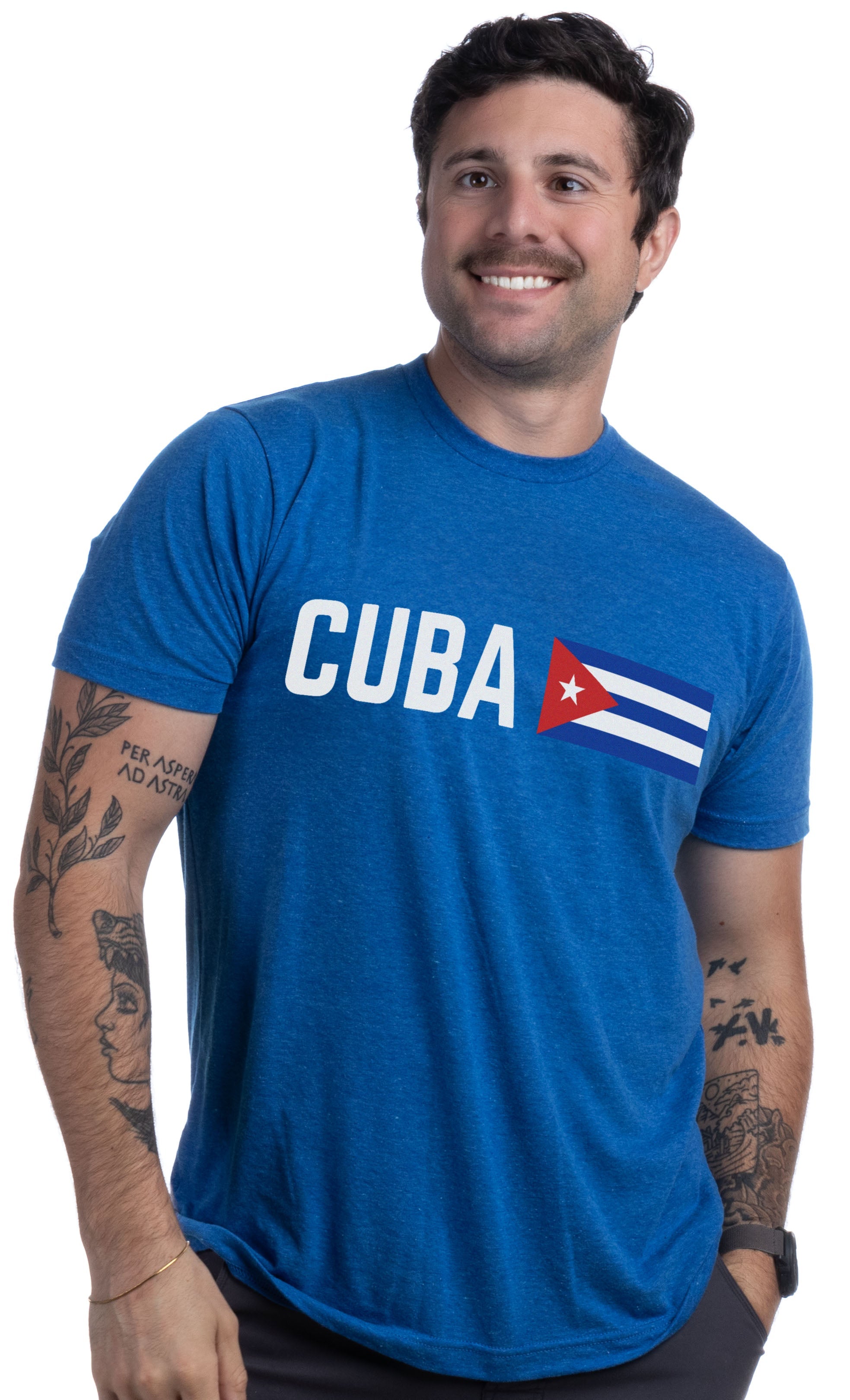 Cuba Tee Shirt | Cuban Pride Havana Caribbean T-shirt for Men Women