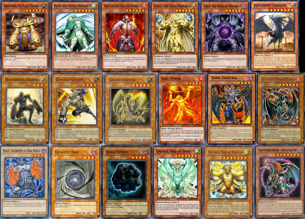 Yu-Gi-Oh! GX Cards I used to have pt.5 by GoonKnight101 on DeviantArt