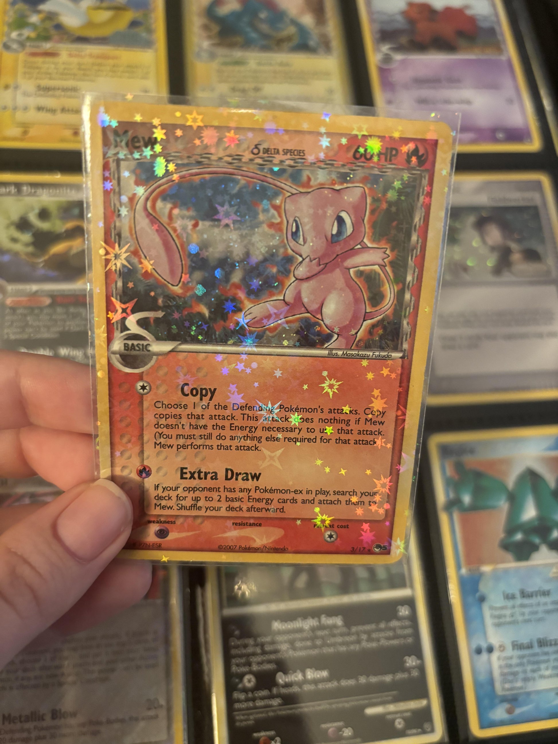 I bought some holographic card sleeves : r/PokemonTCG