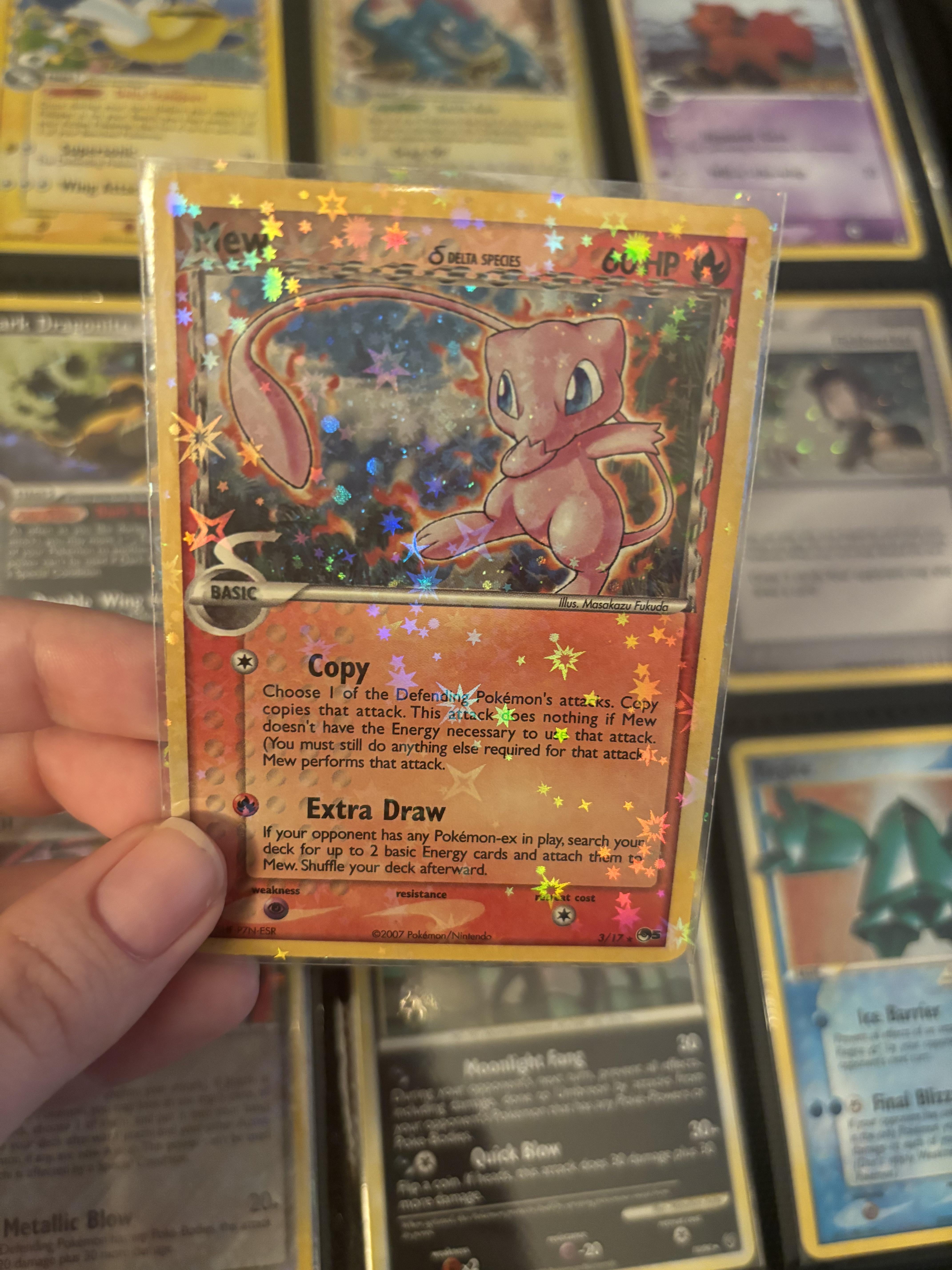 I bought some holographic card sleeves : r/PokemonTCG