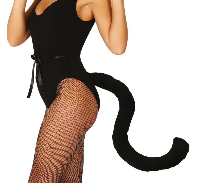 Zwarte Kattenstaart 50cm van Fiestas Guirca koop je bij Partywinkel